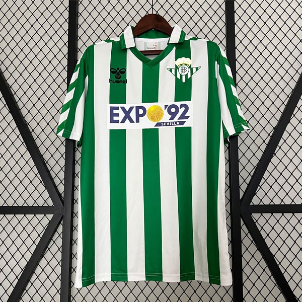 Tailandia Camiseta Real Betis Replica Primera Ropa ML Retro 1988 1989